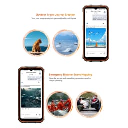 Blackview Oscal Marine 2 Rugged Phone 4GB+64GB Smartphone 6.56 " Android 15 Unisoc T61 AI 11000mAh Battery Octa Core 4G NFC