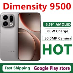 Original Oppo Find X9 Mobile Phone Dimensity 9500 IP69 Waterproof 6.59" AMOLED 120HZ 50.0MP Camera 80W Charge 7025mAh Battery