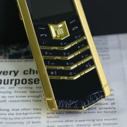 Elegant Metal Signature Handmade Dragon Cellphone Classic Senior Mobile Phone Dual SIM Bluetooth Dialer Luxury Elderly Phone 2G