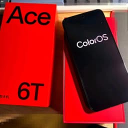 OnePlus ACE 6T Battery 8300mAh 100W SuperVOOC China Version Unlocked 6.83 Inch AMOLED 120HZ Snapdragon 8 Gen 5 Camera 50MP OIS