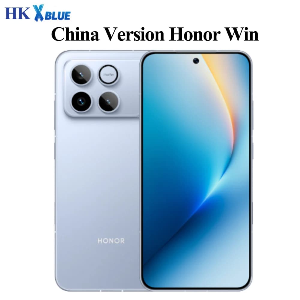 Original Honor Win Big Battery 10000mAh 100W Supercharge 80W Wireless Snapdragon 8 Elite Gen5 50MP OIS Rear Camera 6.83" OLED