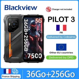OSCAL PILOT 3 Android 15 36GB (12+24) + 256GB Rugged Smartphone [No EU Charger] 6.78"  7500mAh 120Hz 33W 50MP+32MP+20MP NFC