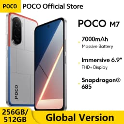 POCO M7 Global Version Smartphone 128GB 256GB Snapdragon 685 7000mAh 50MP Camera Immersive 6.9" FHD+ Display 33W Charging