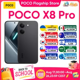 Newest Arrivals POCO X8 Pro Global Version 5G Smartphone Dimensity 8500-Ultra 6.59" AMOLED Display 50MP 6500mAh 100W HyperCharge