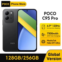 Newest POCO C95 Pro Smartphone Global Version 7500mAh Battery 45W Charging 6.9" 120Hz display 50MP Camera Helio G91-Ultra
