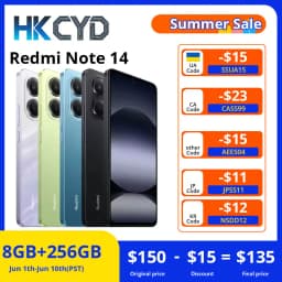 Xiaomi Redmi Note 14 4G Global Version Cellphone NFC 108MP AI Camera MediaTek Helio G99-Ultra 256GB 6.67" 120Hz AMOLED Display