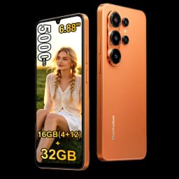 Blackview Wave 10C Smartphone, 6.88 Inch HD+ IPS Screen,4GB RAM+32GB ROM, Ultra Thin 9.1mm Lightweight 205g Mobile Phone, 32MP Main Camera, 1080P FHD Video Recording, 5000mAh Large Capacity Battery, Doke AI 2.0, Free TPU Protective Case