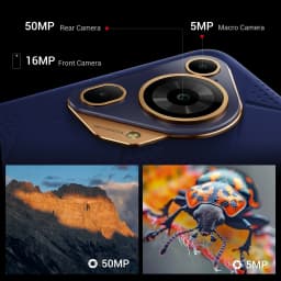 FOSSiBOT F112 Pro 5G Smartphone,24GB RAM(8GB+16GB Virtual) 256GB ROM,6.88" HD+ Display,50MP Main Camera,7150mAh Large Battery,18W Fast Charging,NFC,Android 14,Mobile Phone Global Version Dual SIM Unlocked Cell Phone For Daily Work Entertainment