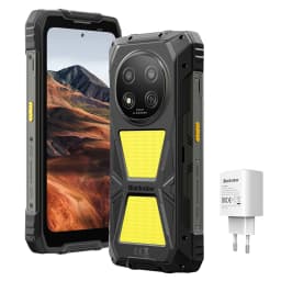 Blackview ROCK 2 Pro 5G Rugged Smartphone,32GB(8+24) RAM+256GB ROM,6.67" IPS 120Hz Display,400lm Camping Light,15000mAh Battery,33W Fast Charge,NFC,Android 16,IP68 IP69K Waterproof Outdoor Phone
