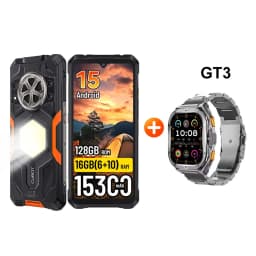 [Shipping From Poland]CUBOT KingKong Power 5 Rugged Smartphone Android 15 15300mAh 6.88" 16GB RAM (6+10) 128GB ROM Camping Light