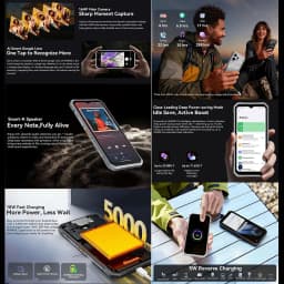 Blackview Oscal Marine 3 Rugged Phone 8GB+256GB 6.56" Android 16 5000mAh Battery Helio G81 13MP+16MP Camera 4G NFC Smartphone