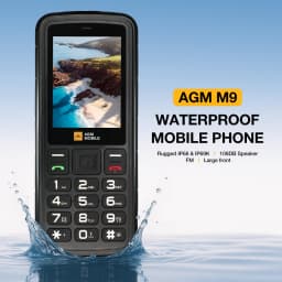 AGM M9 2G,Rugged Phone,Russian or English keyboardGSM Cellphone,2.4inch Screen Dual Sim,Large Button,Cheap Cellphone For Elderly