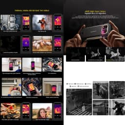 Ulefone Armor 27T+ Rugged Phone 12GB+256GB Thermal Imager 6.78'' 10600mAh Android 15 MediaTek Helio G99 Night Vision 4G NFC