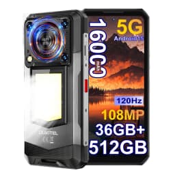 OUKITEL WP56 Android 15 Smartphone 36GB(12+24) 512GB 16000mAh 45W Camping Light 6.8“ FHD 120Hz 128dB Speaker 108MP 5G Cellphone