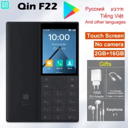 Qin F22 Touch Screen No Camera Phone Wifi 2.8 Inch 16GB / 32GB MTK6739 Bluetooth 1700mAh Battery 480*640 Global Version Phone