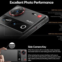 nubia Z70 Ultra 5G Smartphone Global Version Snapdragon 8 Elite 6.85'' 144Hz OLED Display 6150mAh Battery 64MP Camera Android 15