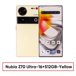nubia Z70 Ultra 5G Smartphone Global Version Snapdragon 8 Elite 6.85'' 144Hz OLED Display 6150mAh Battery 64MP Camera Android 15
