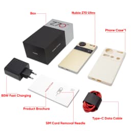 nubia Z70 Ultra 5G Smartphone Global Version Snapdragon 8 Elite 6.85'' 144Hz OLED Display 6150mAh Battery 64MP Camera Android 15
