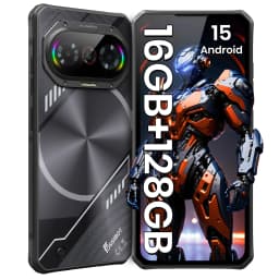 Fossibot F114 Android 15 Ultra-thin Rugged Phone 16GB(4+12) 128GB 50MP+8MP+2MP Camera 5000mAh 18W 6.67''HD+ Display Smartphone