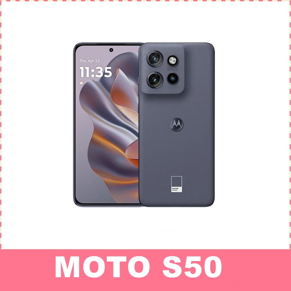 Motorola moto S50 6.36 Inch pOLED 120Hz Dimensity 7300 Android 14 NFC 50MP 4310mAh Support Wireless Charging