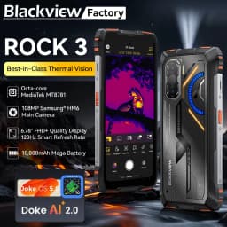 Blackview ROCK 3 Rugged Phone 6.78'' 2.4K Display Thermal Imaging 24GB(8+16)+256GB 10000mAh 108MP Smartphone AI Android 15 NFC