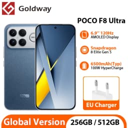POCO F8 Ultra Global Version Mobile Phone 256GB/512GB 6.9" 120Hz Display 6500mAh 100W HypeCharge 50MP Snapdragon 8 Elite Gen 5