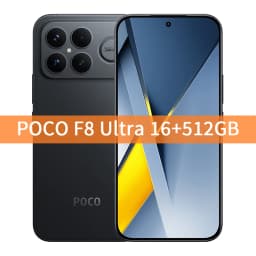 POCO F8 Ultra Global Version Mobile Phone 256GB/512GB 6.9" 120Hz Display 6500mAh 100W HypeCharge 50MP Snapdragon 8 Elite Gen 5
