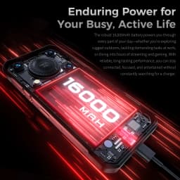 OUKITEL WP56 5G Rugged Phone 16000mAh Battery 108MP Camera Android NFC Smartphone 12GB+512GB 6.8" 120Hz Outdoor Waterproof