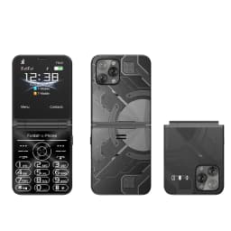 SERVO Flilo9 3G WCDMA Flip Mobile Phone 2 SIM Card Speed Dial Call Recording Blacklist Rear Camera Flashlight Fold Button Phones