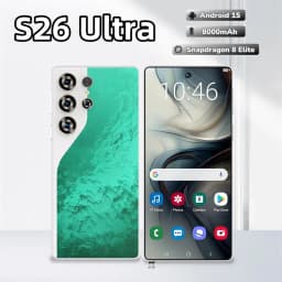 HOT 2026 S26 Ultra Edition HD Global Recognition 7.3inch 8000mAh Battery Function Original Facial Smart Dual Card
