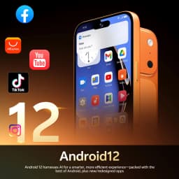 IVMI 17Pro Max Smartphones Android12.0 Dual SIM 6.7" 4GB RAM 32GB ROM Google Play Store 4G Fingerprint Face Unlock Mobile Phones
