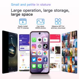SOYES XS19 3.88" Mini Smartphone 2GB RAM 16GB ROM Android10.0 Face Recognition Unlock 3G Small Mobile Phone