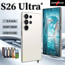 SURGAZE High-Performance S26 Ultra Smartphone Android12 5200mAh 12GB+512GB 6.9Inch 4G 5G Dual SIM Global Version Mobile Phone