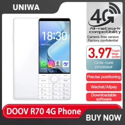 DOOV R70 4G Touch Keyboard Google Mobile Phone 4 " IPS Screen 6GB+128GB 2120mAh Android14 Whatsapp Multi Language Cellphone