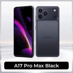 HOTWAV A17 Pro Max Smartphone 6.75'' 120Hz 4GB 256GB Mobile Phone Android 15 5160mAh Thin Cellphone with 3.5mm Headphone Jack