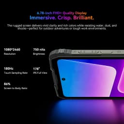 [Shipping From Poland] [No EU charger] Blackview ROCK 3 Rugged Smartphone Android 16 6.78'' 32GB(8+24)GB+256GB 10000mAh NFC 2.4K
