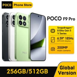 New POCO F9 Pro 5G Smartphone Global Version Snapdragon 8 Elite Gen 5 6.59" 185Hz display 200MP Camera 6330mAh 100W wired NFC