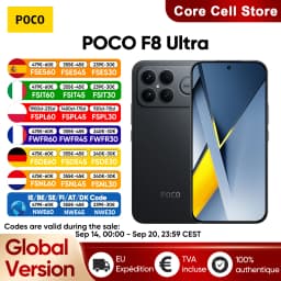 Global Version Smartphone POCO F8 Ultra 5G Snapdragon® 8 Elite Gen 5 6.9' Eye-care AMOLED Display 6500mAh 100W HyperCharge NFC