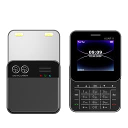 Low Price Sale SERVO AUAR11 2G GSM Rotate Screen Dual SIM Speed Dial Magic Voice Flashlight 2.4" Side Slider Square Cellphones