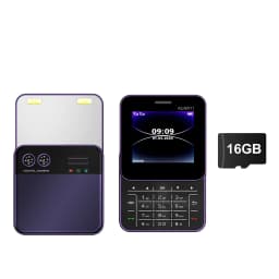 Low Price Sale SERVO AUAR11 2G GSM Rotate Screen Dual SIM Speed Dial Magic Voice Flashlight 2.4" Side Slider Square Cellphones