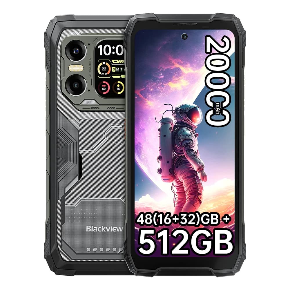 Blackview XPLORE 1 [EU Charger Not Included]  5G  48 GB (16+32GB）+ 512GB Rugged Smartphone 20000mAh 45W  6.78'' 2.4K Android 15