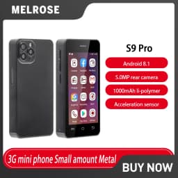 Melrose S9 Pro 3G Super Mini Few Metal Materials Phones 3“ Ultra Slim 2GB+16GB Mobile Phone 5MP 1000mAh Mini Android Smartphone