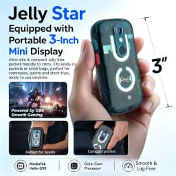 Unihertz Jelly Star Mini Smartphone 8GB 256GB Led Light Unlocked Transparent Backshell Cellphones For Spare Phone