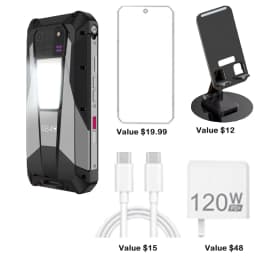 8849 Tank 3 Pro Unihertz Projector Rugged Smartphone 23800mAh 100Lumens 200MP Camera Android 15 Dimensity 8200 512G Outdoor IP68