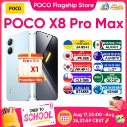 Newest Arrivals POCO X8 Pro Max Global Version 5G Smartphone Dimensity 9500s 6.83" AMOLED Display 50MP 8500mAh 100W HyperCharge