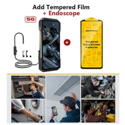 Ulefone Armor 27T Pro+ 5G Rugged Phone 10600mAh Smartphone Android 15 50MP+64MP Night Camera 6.78" Up to 24GB RAM+256GB ROM NFC