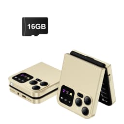 SERVO A50 PRO Foldable Mobile Phone 2.4" Screen Call Recording Speed Dial Blacklist Flashlight 2G Dual SIM Card Flip Cellphones