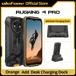 Ulefone RugKing 4 Pro Rugged Phone Android 15 Up to 16GB+256GB Waterproof Smartphone 10200mAh 48MP Camera NFC Global 6.56" 120Hz