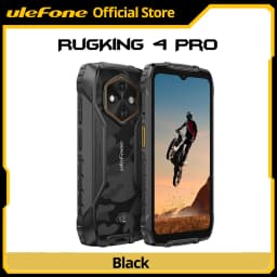 Ulefone RugKing 4 Pro Rugged Phone Android 15 Up to 16GB+256GB Waterproof Smartphone 10200mAh 48MP Camera NFC Global 6.56" 120Hz
