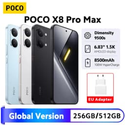 POCO X8 Pro Max 5G Smartphone Global Version 8500mAh battery 6.83'' 1.5K 120Hz Ultra-Bright AMOLED Display Dimensity 9500s NFC